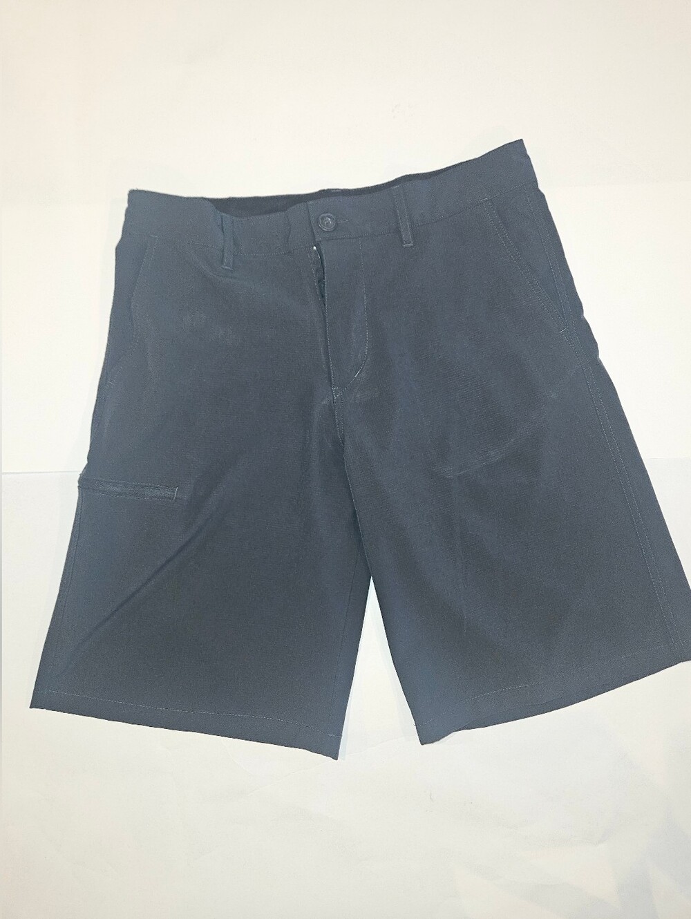 OP Men's Navy Flat Front Utility Shorts